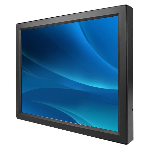 Quality 420cd/m2 LCD Panel 15" Touch Screen Monitor With VGA DVI Video Input for sale