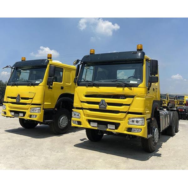 450HP 600L Fuel Tank Left Euro 2 Semi Trailer 6X4 Heavy Truck Tractor Head Diesel Fuel Automatic Manual Transmission