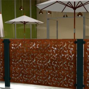 Wholesale Corten Privacy Panels Metal Garden Fence Panel For Garden Park from china suppliers