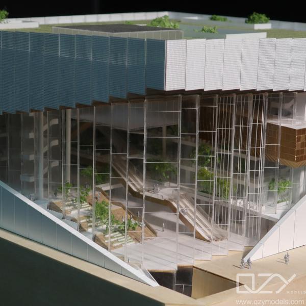 Aedas-1/150 Shenzhen Financial Culture Center Scheme Model Durable High Performance