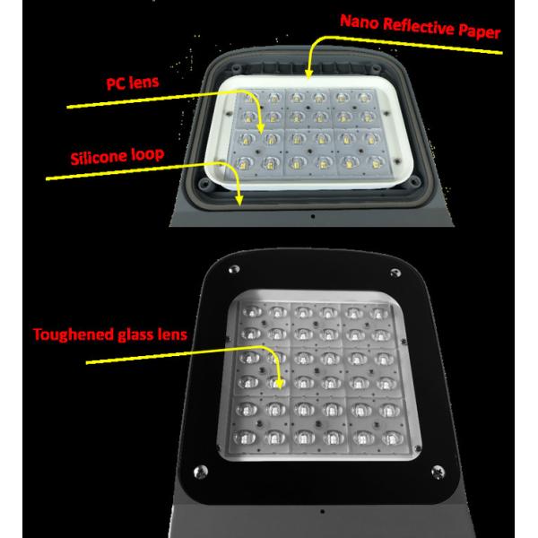 155LM/W Led Road Street Light 50 Watt Led Street Light Radar Sensor Optional