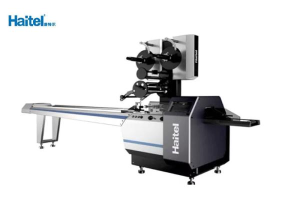 Quality Full Servo Motor Control Automatic Bread Packing Machine , Horizontal Wrapping Machine for sale