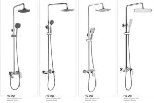 Wholesale Brass Bathroom Ceiling Rain Shower Faucet Set With Single Handle from china suppliers