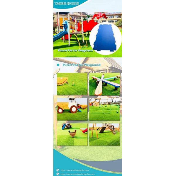 15mm-70mm HIC / CFH Shock Pad Underlay For Playground Kids Playing Area