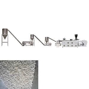 High Capacity PVC Pelletizing Machine PVC Recycle Granule Production Line For Cable Transparent PVC Pellet