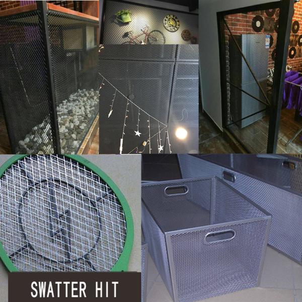 Aluminium 0.2m Width Expanding Wire Mesh Small Hole Size Metal Grill