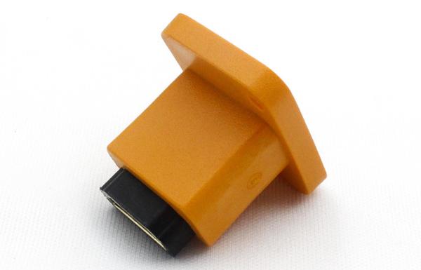 Quality 90 Degree RJ45 Panel Mount Connector TMZJT020011 Modular Connector for sale