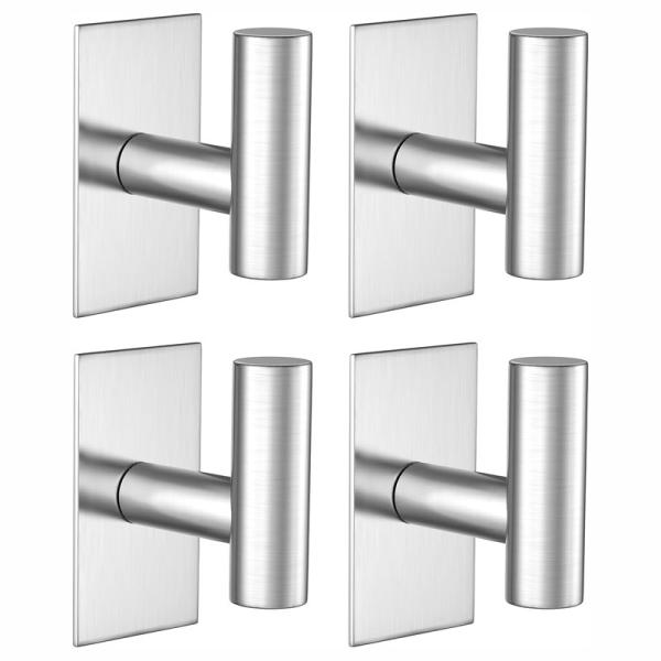 Stainless Steel Wall Towel Hooks Door Hooks for Kitchen and Bathroom