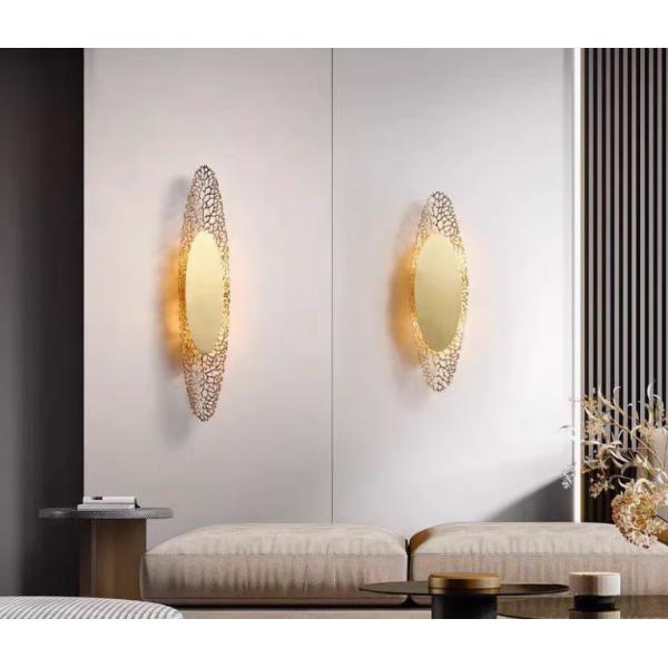 Light luxury modern art wall lamp designer personality creative bedroom bedside living room background wall decoration lamp