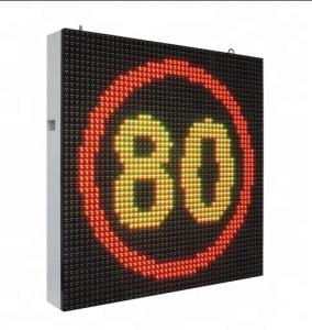 Wholesale Exhibition Hall Doppler Radar Speed Sensor LED Display with Graphics Function from china suppliers