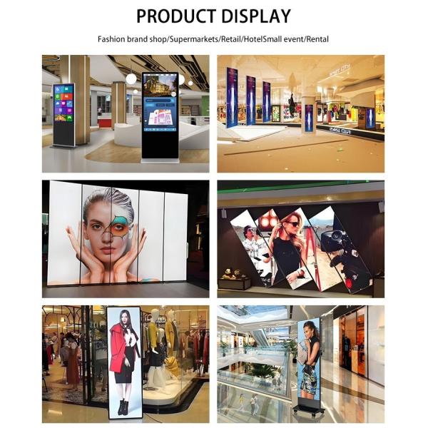 YUYI Digital Indoor LED Display Poster Wifi P3 Floor Standing LED Display