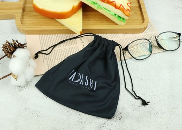 100% Polyester Microfiber Glasses Cloth / Handmade Microfiber Eyeglass Pouch