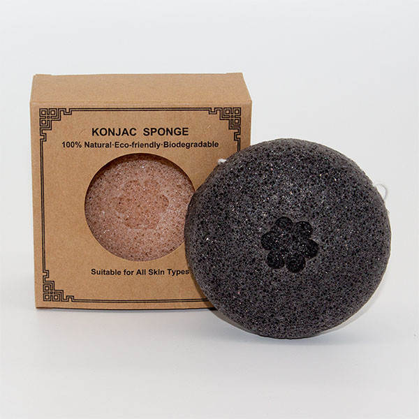 100% Natural Round Konjac Facial Sponge For Face Cleansing