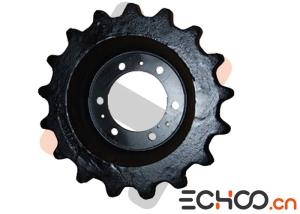 China Steel Compact Track Loader Undercarriage Parts /  Mini Loader Chain Drive Sprocket on sale
