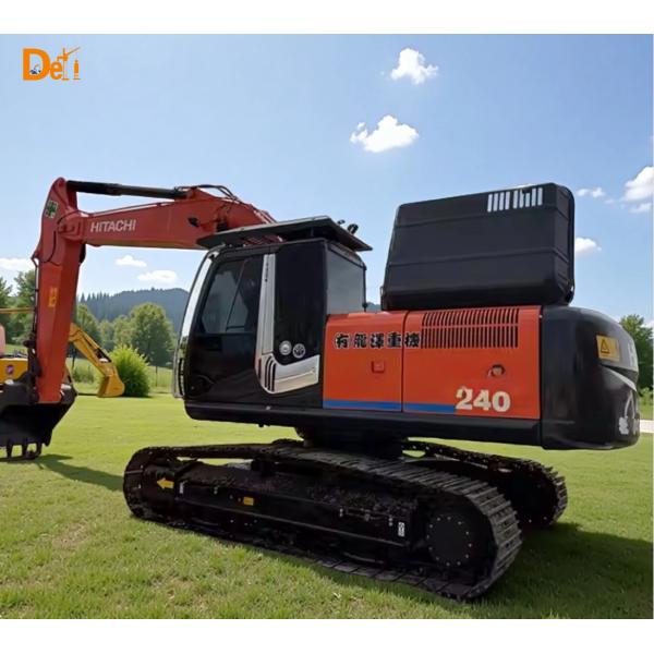 24ton Used Hitachi Excavator Hitachi ZX240 Old Construction Digging Machine Crawler Type