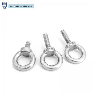 China 304 Stainless Steel Ring Eye Bolts Ss Bolt Ring Lifting Round M3 M4 M10 M16 M48 on sale