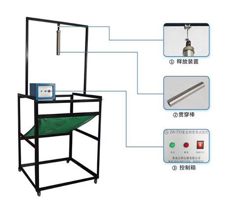 Quality Safety Net Penetration Testing Machine With Universal Joint Positioning Device for sale
