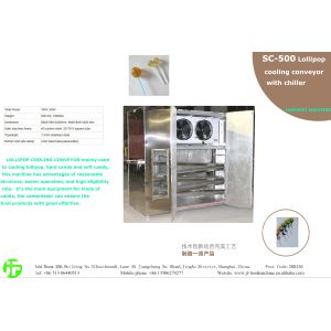Wholesale SC-500 lollipop cooling conveyor with chiller from china suppliers