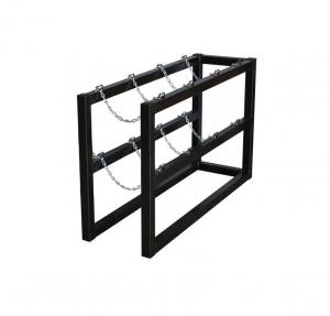 China 4 Cylinder Oxygen Tank Storage Rack 10in Gas Cylinder Racks And Stands on sale