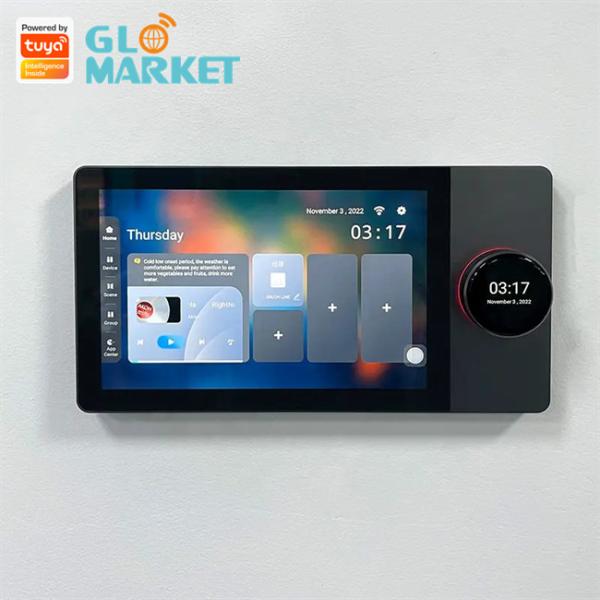 Tuya Wifi Smart Control Panel 7 Inch Multi Function BLE Music Wall Smart Zigbee