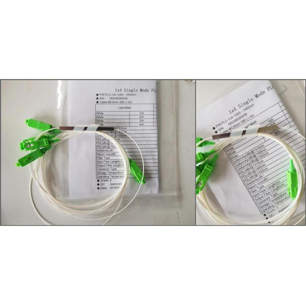 1×8 Steel Tube SC/APC Mini Fiber Optical Cable Splitter