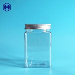 Wholesale Small Empty Square Wide Mouth Plastic Jars Stackable Space Saving from china suppliers
