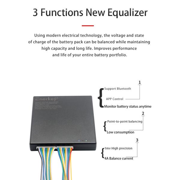 Electric Motorcycle 4A Smart Active Balancer 2S - 24S Lifepo4 Li-Ion Lithium Battery Equalizer