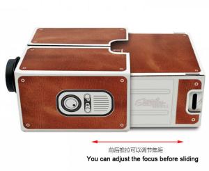 China mini smart phone projetor source Smart phone cardboard DIY projector on sale