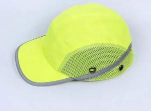 56cm-60cm Safety Bump Cap With Chin Strap Lightweight Green Bump Cap