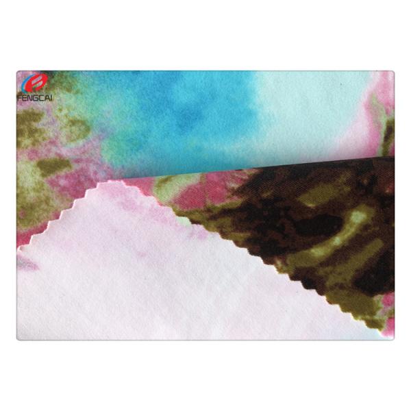 Printed Recycled 4 Way Stretch Nylon Spandex Fabric for Swimsuit