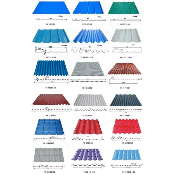 0.25mm Colour Coated Metal Sheet Prepainted Aluzinc Roofing Sheets Z30