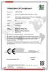 Shenzhen Yongxinrui Lighting Technology Co., Ltd. Certifications