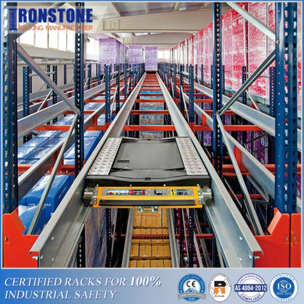 Quality Smart Warehouse Pallet Radio Shuttle Racking System With Easily Managed for sale