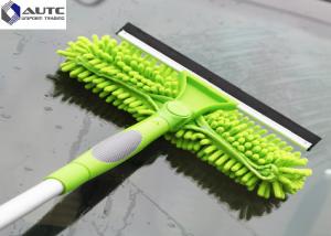 Wholesale Aluminium Glass Cleaning Brush Window Cleaner Rotatable Telescopic Housekeeping from china suppliers