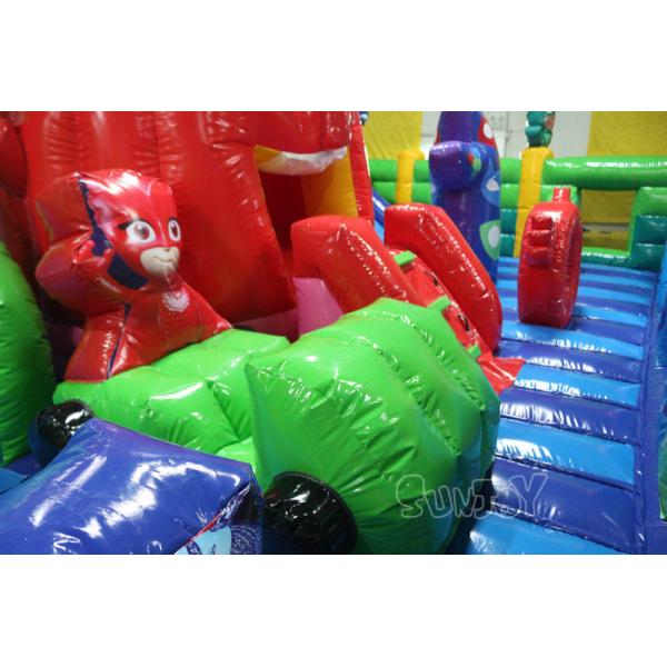 Pj Masks Inflatable Amusement Park Commercial Bouncy Castle
