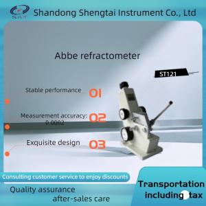 Wholesale ST121Abbe refractometer can measure the refractive index of transparent, semi transparent liquids or solids from china suppliers