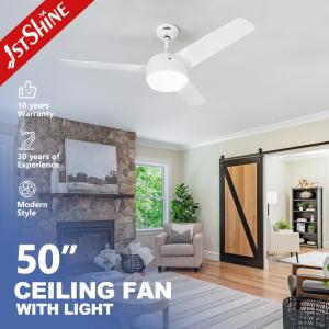 China 50 Inch 3 MDF Blade 35W 5 Speeds Remote Control Led Ceiling Fan With Light on sale