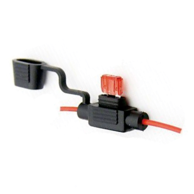 25A 32V 22AWG Cable PCB Mount Fuse Holder Mini Car Micro 2 Inline Fuse Block