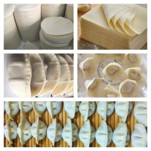 Wholesale Commercial Dumpling Skin Machine, Wonton Skin Machine, Round Wrapper Machine from china suppliers