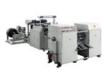 Double Lines Garbage Bag On Roll Making Machine With Corless Rewinder