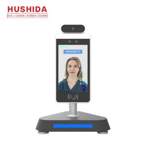 China Omnidirectional 8 Inch Touchless Temperature Kiosk Face Scan Thermometer on sale