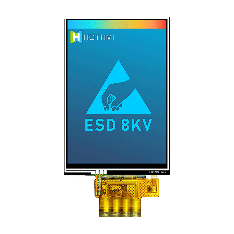 Practical 3.3V 3.5" TFT LCD Module , 45PIN Capacitive LCD Display TFT-H035A5HVTST2R45