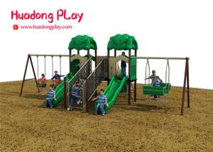 China Kid Plastic Amusement Park Outdoor Playground Slides About 7 Volume Cubic Meter on sale