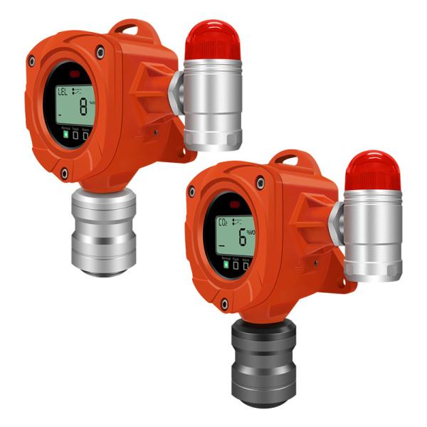 Quality CH4 H2S CO O2 CO2 VOC Point Type Gas Detector Fixed YA-D400 for sale