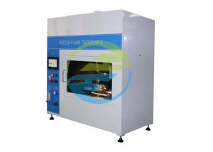 China PLC Control Needle Flame Test Chamber 4mm Coper Block on sale