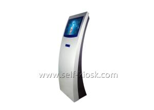 China Queue Management System Self Service Ticketing Kiosk With Thermal Printer on sale
