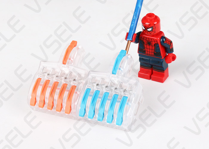 Wholesale PCT Crimp Splicing Push In Spring Wire Quick Connector from china suppliers
