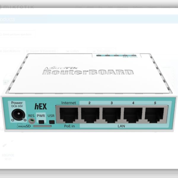 Mikrotik RB960PGS 800MHz CPU 128MB RAM and WPA-PSK Encryption for Secure Data