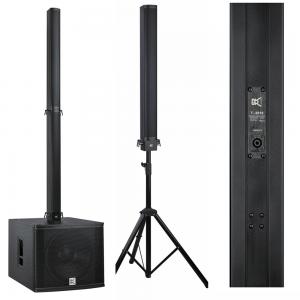 China Active Line Array Speakers 18inch Sub Woofer , Column Bluetooth Speaker Music Instrument on sale