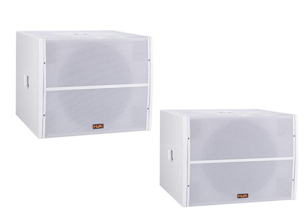 Quality White / Black Line Array Column Speaker , Active Subwoofer Speaker for sale